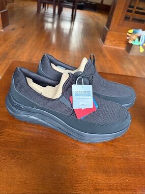Skechers Men's Black Arch Comfort Shoes
